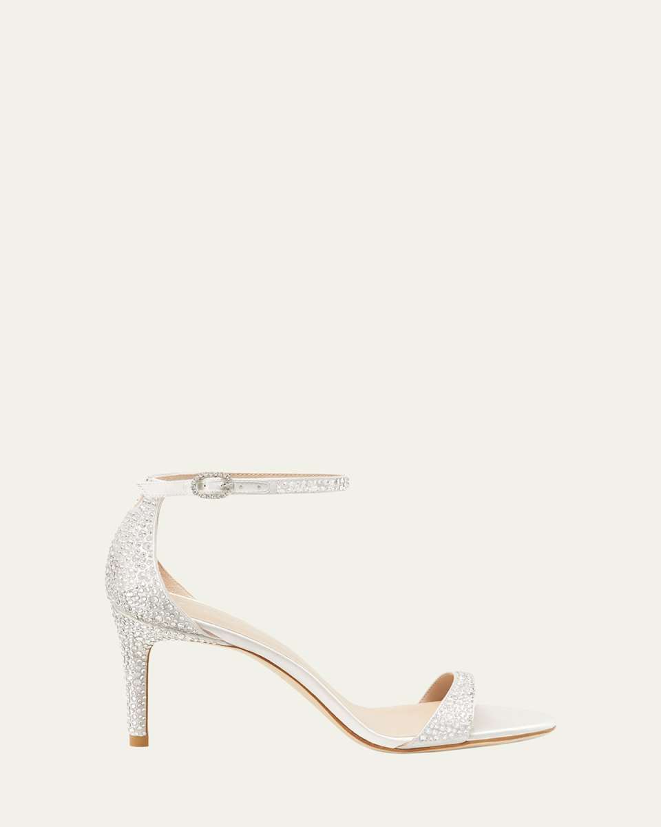 Nudist Embellished Ankle-Strap Sandals